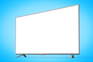 Modern Flat Led or LCD TV. 3d Rendering