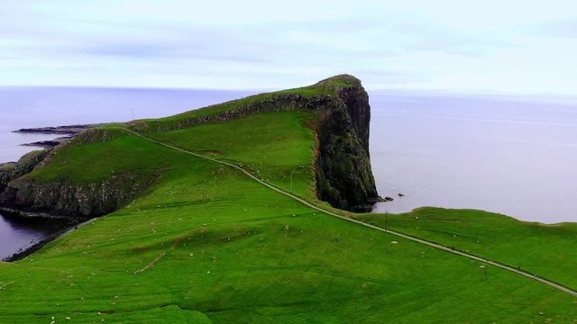 Neist Point on the Isle of Skye - amazing cliffs and landscape in the highlands of Scotland