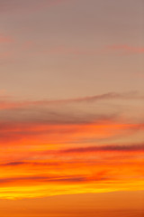 Fototapeta premium Beautiful of colors of sky after sunset and sunrise, portrait
