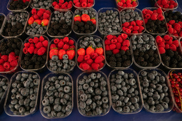 wild berries on display