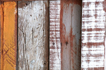 Colored wooden background, aged boards. Wood texture