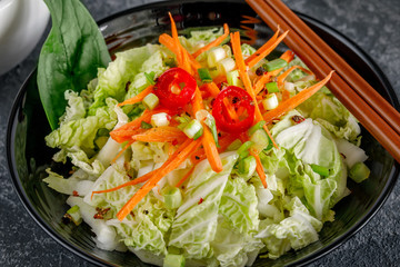 Fresh Peking Cabbage Salad