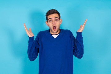 Fototapeta premium isolated young man with expressions