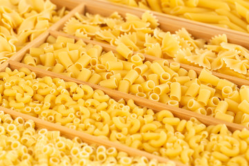 Various kind of pasta
