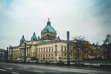 Federal Administrative Court of Leipzig. landmark of Leipzig. travel and tourism in Leipzig concept.