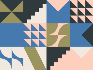 Abstract Geometric Pattern Artwork