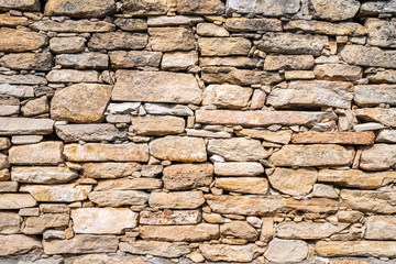 A wall of stone. Background.