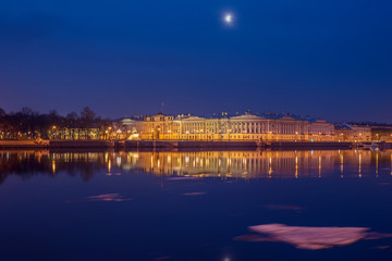 the building of the Senate and Synod on the English embankment of the Neva