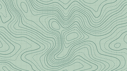 Topographic map lines background. Abstract vector illustration.