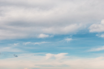blue sky with clouds