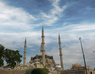 Fototapeta na wymiar Selimiye Mosque and complex