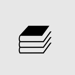 Book vector icon.  Filled flat sign for mobile concept and web design. books glyph icon. Symbol, logo illustration. Vector graphics.