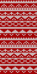 Vector knitted vertical background. Cute cozy design