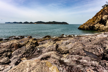 Fototapeta na wymiar ROCKY COAST