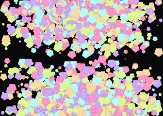 Colorful Universe Distribution Computational Generative Art background illustration
