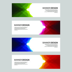 Vector Abstract design banner web template