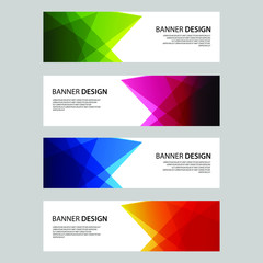 Fototapeta premium Vector Abstract design banner web template