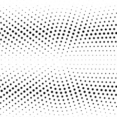 Abstract halftone dotted background. Monochrome pattern with dot and circles.  Vector modern pop art texture for posters, sites, business cards, cover postcards, interior design, labels, stickers.