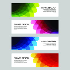 Vector Abstract design banner web template