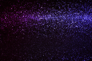 Soft image abstract bokeh dark blue,purple with light background.Blue,black color night light elegance,smooth backdrop,artwork design for new year,Christmas sparkling glittering or special day..