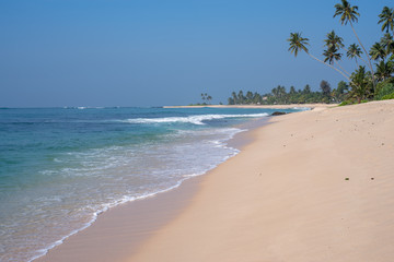 Fototapeta na wymiar Beautiful sandy tropical beach