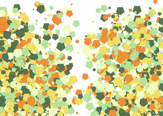 Colorful Universe Distribution Computational Generative Art background illustration