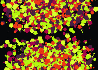 Colorful Universe Distribution Computational Generative Art background illustration