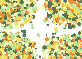 Colorful Universe Distribution Computational Generative Art background illustration