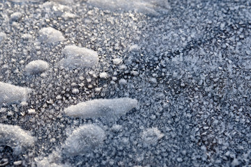 Gefroren Eis Tropfen