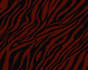 Volledig naadloos tijger- en zebrastrepenpatroon van dierenhuid. Textuurontwerp voor het bedrukken van tijgerkleurige textielstoffen. Geschikt voor modegebruik.