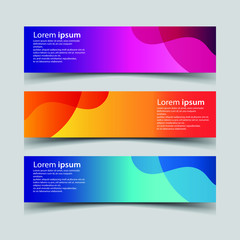 Vector Abstract design banner web template