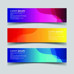 Fototapeta premium Vector Abstract design banner web template