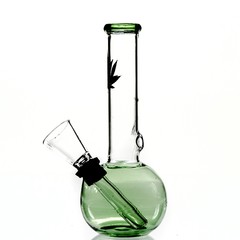 Glass bong pipe accessories for smoking on white background