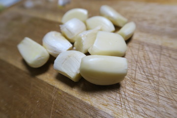 Knoblauch zehe knolle