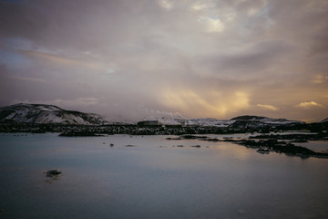 Iceland Winter Landscape Blue Lagoon