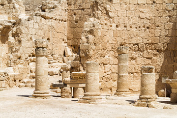Ruins of Herodium, palace fortress in Israel