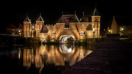 Fototapeta premium Medieval city- and water gate (1425 AD) called 