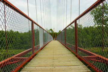 Obraz premium Nutimik Lake Bridge