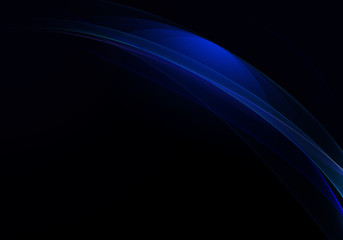 Abstract background waves. Royal blue abstract background for wallpaper or business card