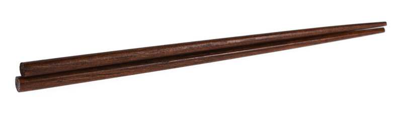 chopsticks isolated on white background