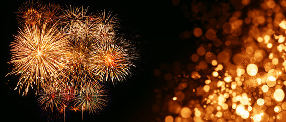 Wunderschönes Feuerwerk
