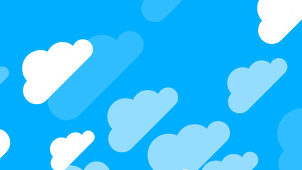 blue background with clouds