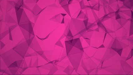 pink polygon abstract background