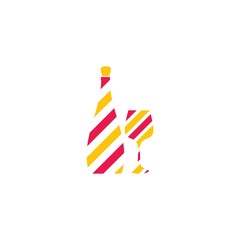 Wine Logo illustration f