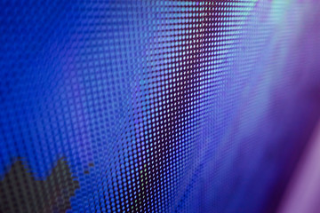 CloseUp LED blurred screen. LED soft focus background. abstract background ideal for design.