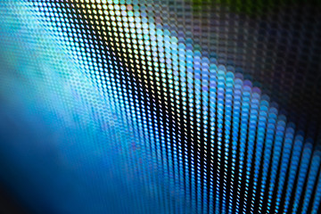 CloseUp LED blurred screen. LED soft focus background. abstract background ideal for design.