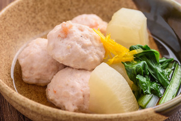 海老団子の煮物