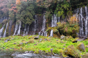 Fototapeta na wymiar 白糸の滝　風景
