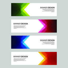 Vector Abstract design banner web template