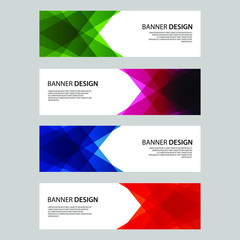 Vector Abstract design banner web template